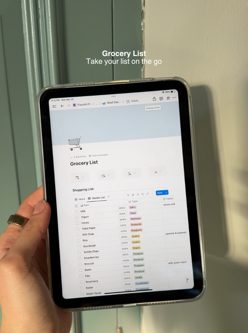 Notion Meal Planner