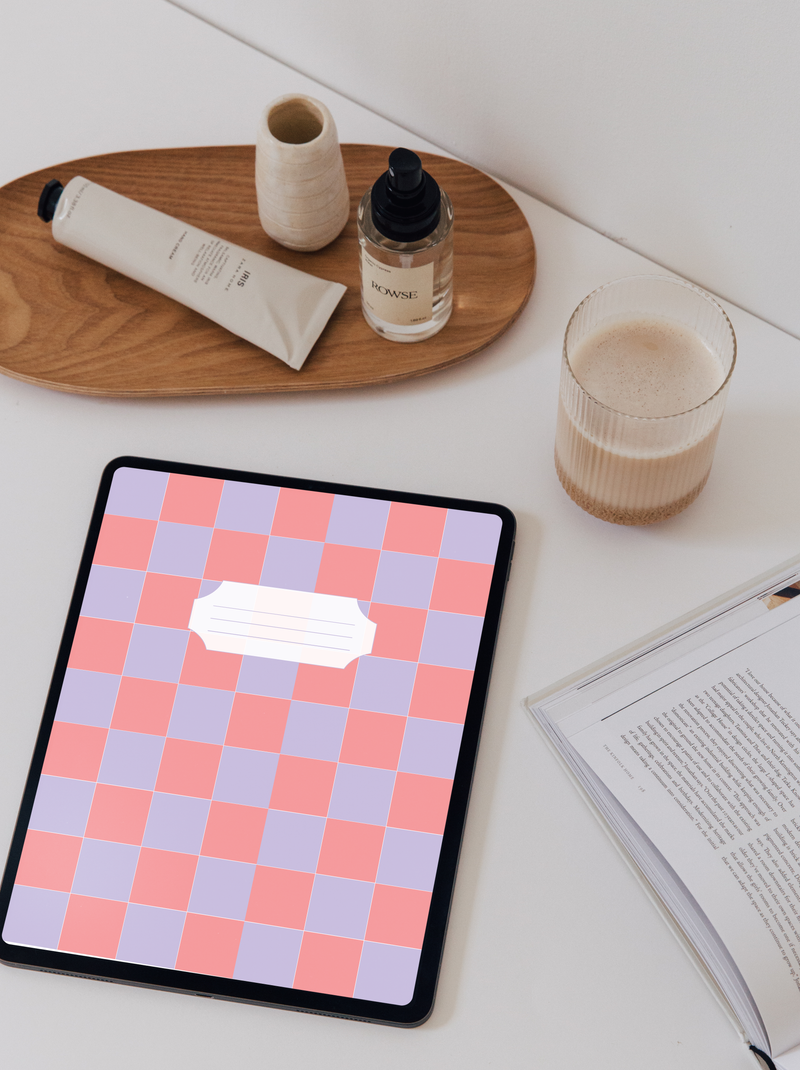 Pink Digital Notebook Covers