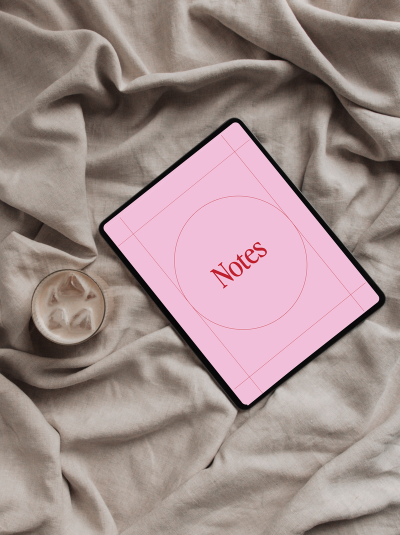 Pink Digital Notebook Covers