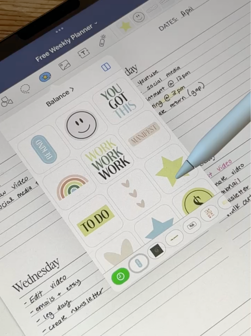Balance Stickers
