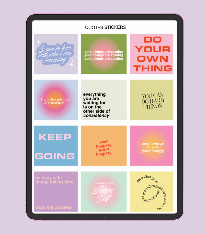 Quotes Digital Stickers 2.0