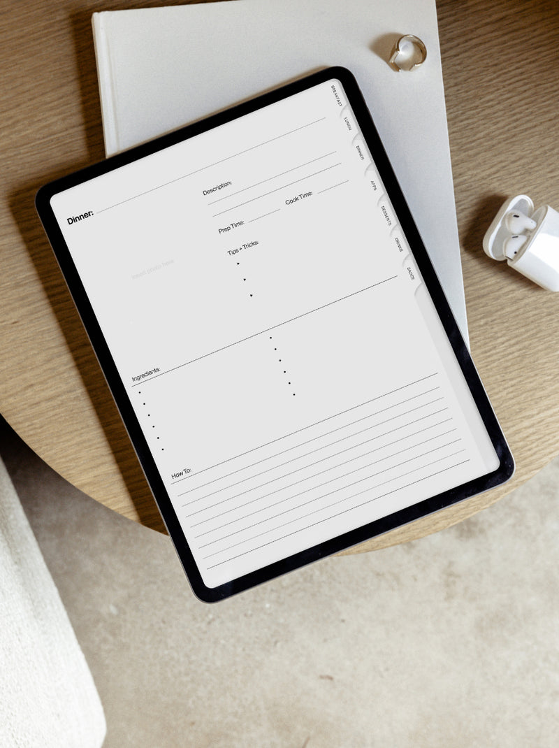 Digital Recipe Journal