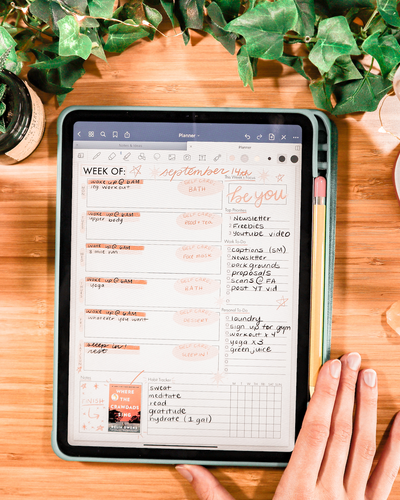 How to Use a Digital Planner on the iPad