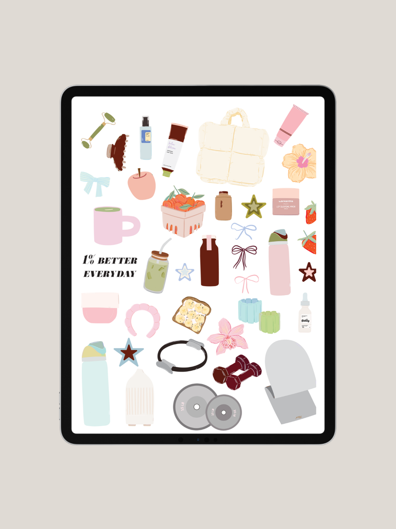 2026 Productivity Stickers