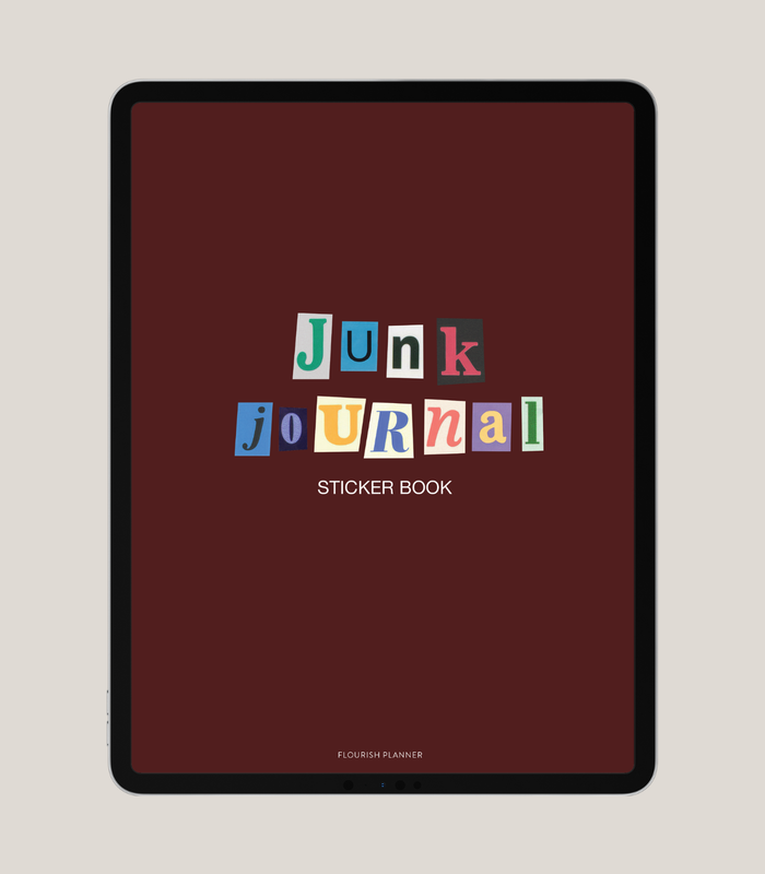 Junk Journal Sticker Book