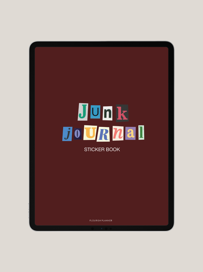 Junk Journal Sticker Book