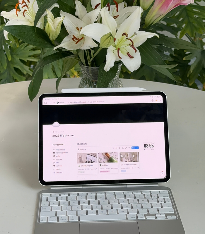 2026 Notion Life Planner