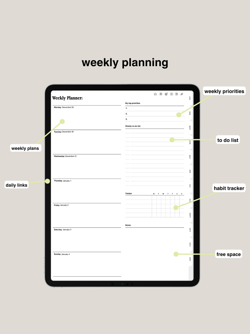 2026 Digital Planner