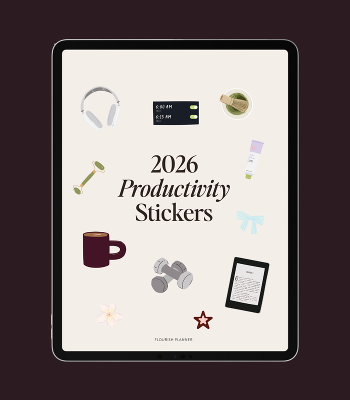 2026 Productivity Stickers