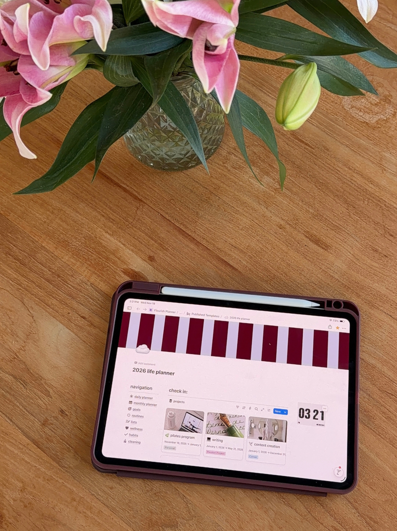 2026 Notion Life Planner