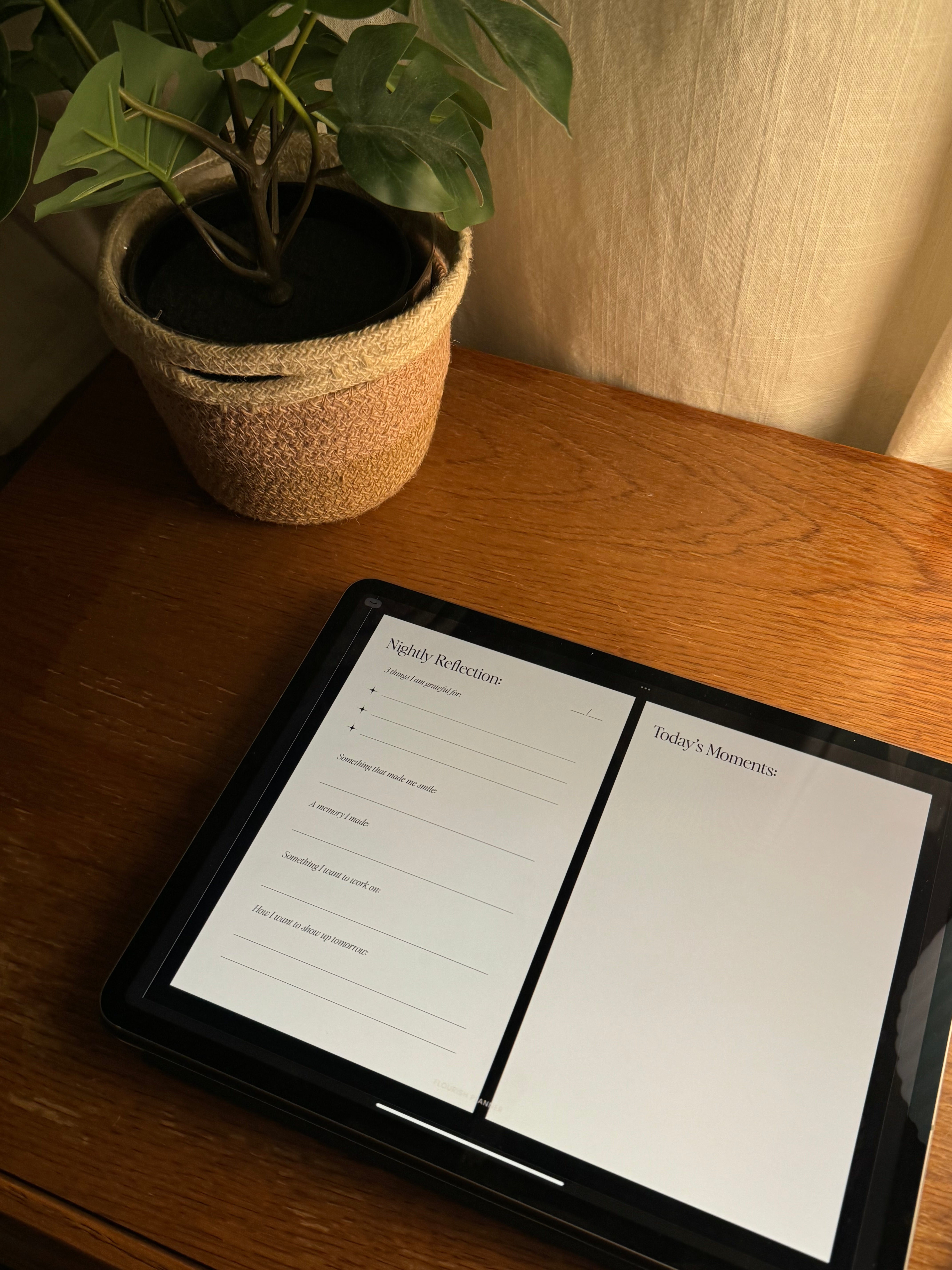 Digital Night Journal – Flourish Planner