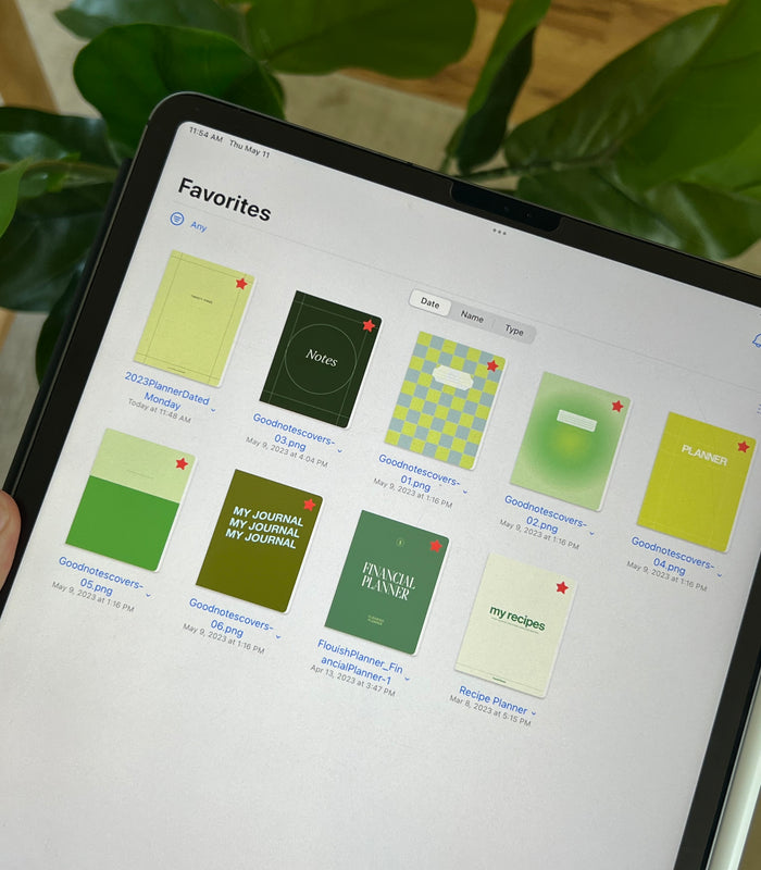 Green Digital Notebook Covers