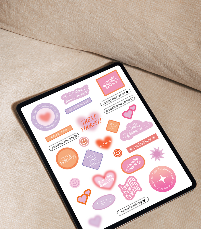 Virtual Self Example Sticker Stickers – Flourish Planner