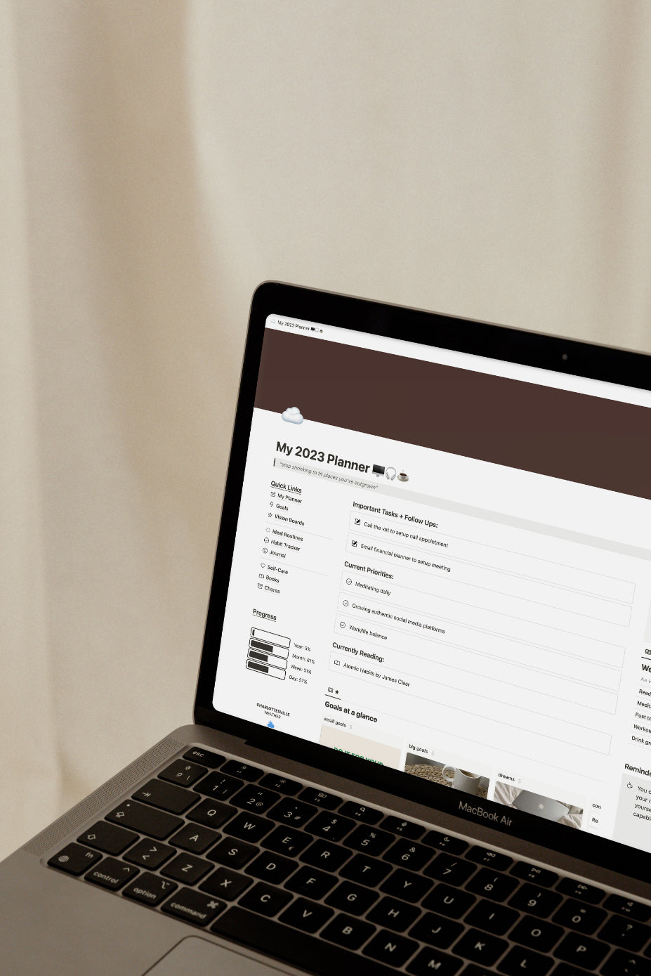 Notion Planner 1.0 Flourish Planner